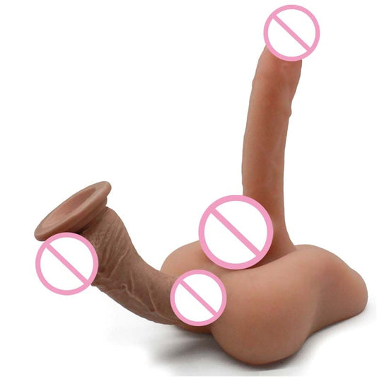 Realistic Big Silicone Dildo Male Penis Anal Soft Cock Female Masturbator Sex Adult Toys for Women Gay Lesbians Couples 18 Doll