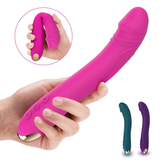 Lengthened Dildo Vibrator for Women Vagina Massager Erotic Toys Soft Skin Feeling Sex Products for Adults