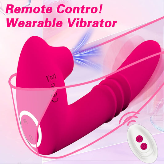 Vagina Sucking Vibrator 10 Speeds Vibrating Sucker Oral Sex Suction Clitoris Stimulator Erotic Sex Toy for Women Sexual Wellness