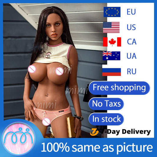 DOLDLEM 155cm Sex Love Doll Silicone Realistic Adult Entity Body Lifelike Sexy Real Solid Love Toy with Metal Skeleton