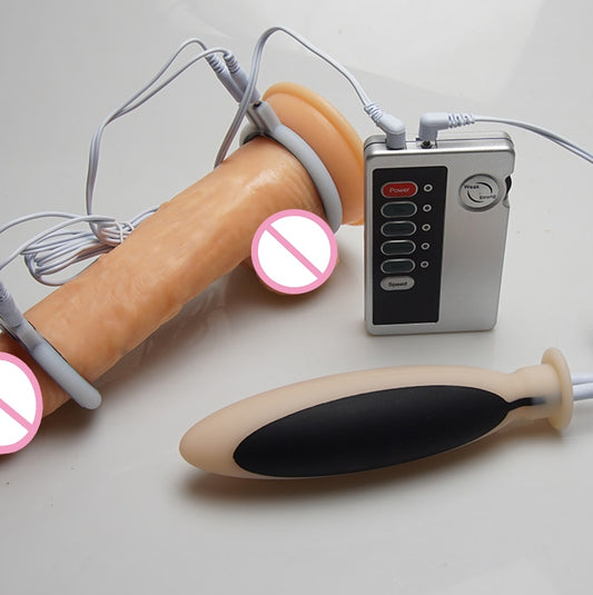 Electro Shock Anal Butt Plug,BDSM Toys,Electric Sex Cock Ring,Electrostimulation Electrostimulator,E stim Estim Stimulation